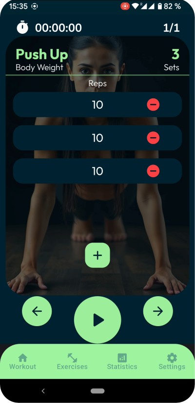 Edit workout